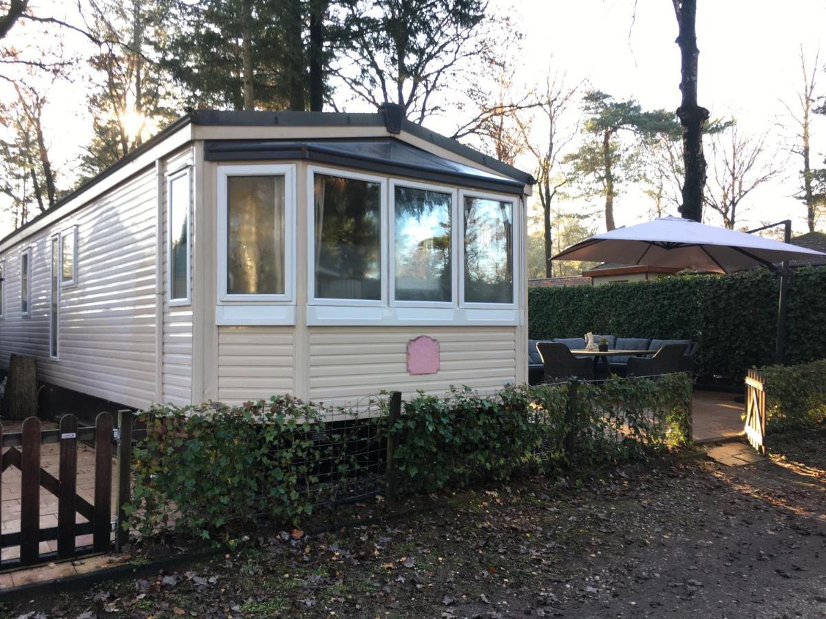 Prachtige Luxe Chalet Op De Veluwe Nabij Hoenderloo Exterior photo